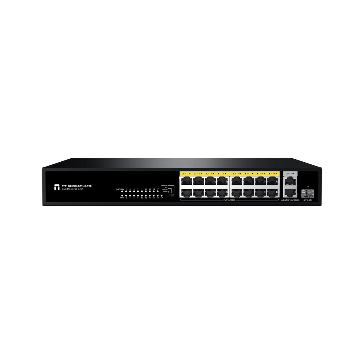 Netis ST119GHPDI-2G1MS-250 | 16FE PoE + 2GE Uplink + 2.5G SFP PoE Switch – Enterprise-Grade High Power Network Solution