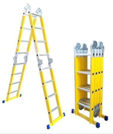 FFL47-FRP Multipurpose Fiberglass Ladders 4by7 28fts