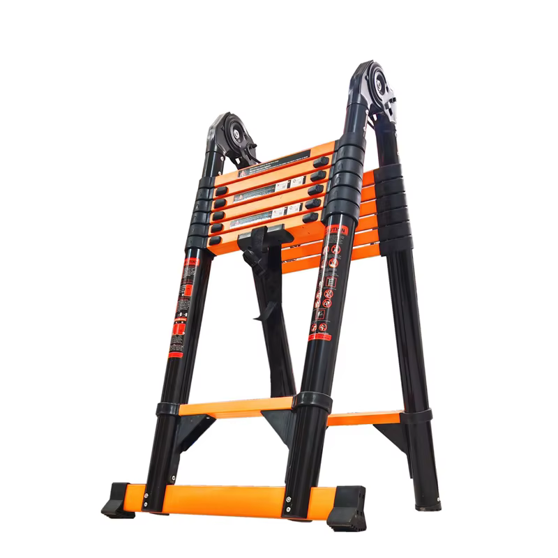 2.1mtr + 2.1mtr (4.2mtr) DOUBLE TELESCOPIC LADDER (5+5 STEP)