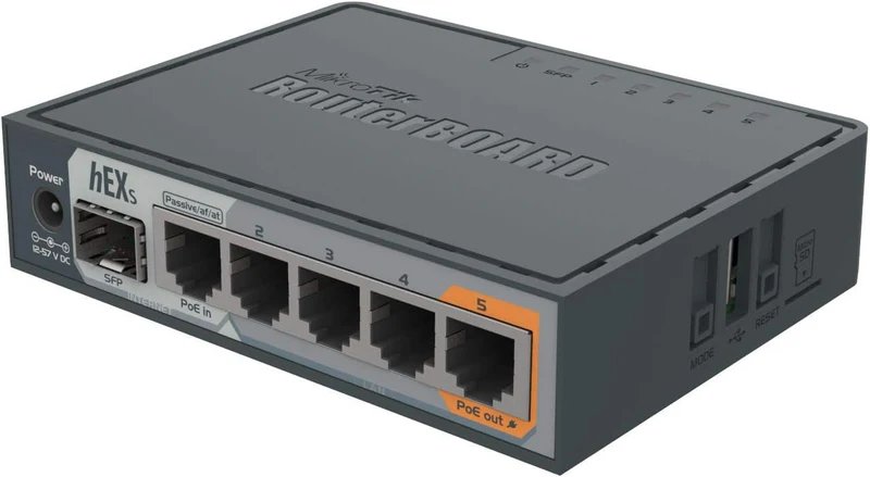 MIKROTIK Router RB760IGS HEX S 5X Gigabit Switch