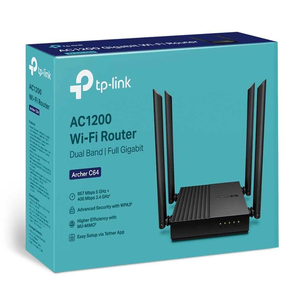 TP-LINK Archer Router C64 AC1200