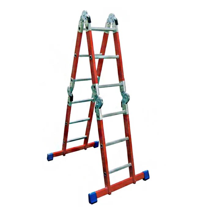 FFL43-FRP 4by3 (Red) aluminium multi-purpose ladder 12ft