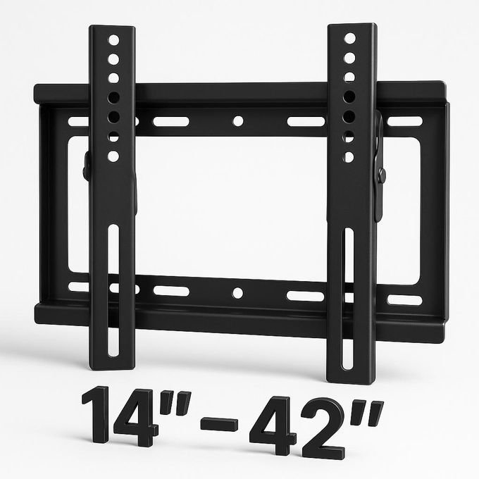 Lucky Sky Tilting TV Wall Mount Bracket LS-42T for 22''-42'' TVs, VESA 300x300mm, 45kg Capacity, 50mm from Wall, ±15° Tilt