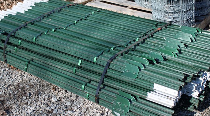 Support Post for Electric fence