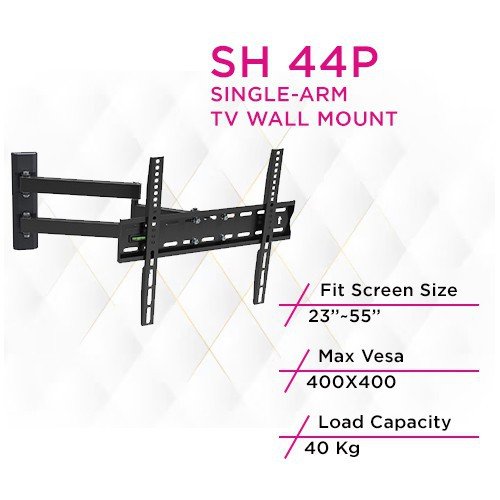 Skill Tech SH 44P Economy Full-Motion Tv Wall Mount