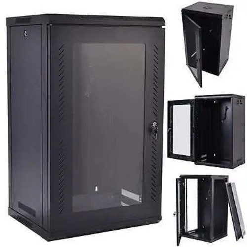 600*600 FREE STANDING 18U DATA CABINET - Front View