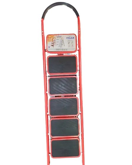 6 STEP HOUSEHOLD STEEL LADDER - Front View