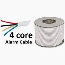4 Core Burglar Alarm Cable - Back View