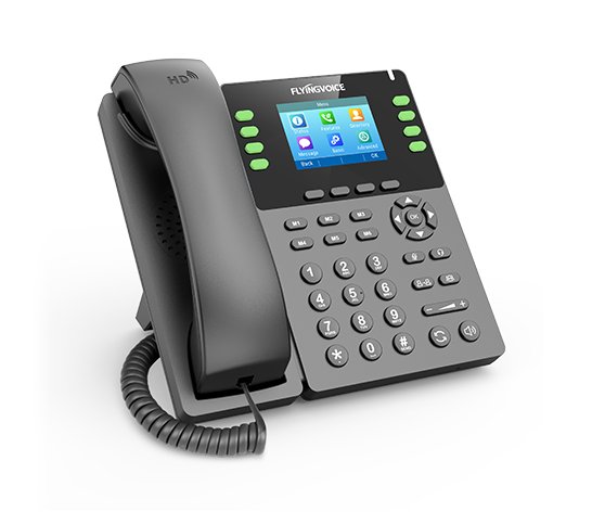 Flyingvoice P23G | Business Multi-Functional IP Phone with Gigabit & PoE - Front View