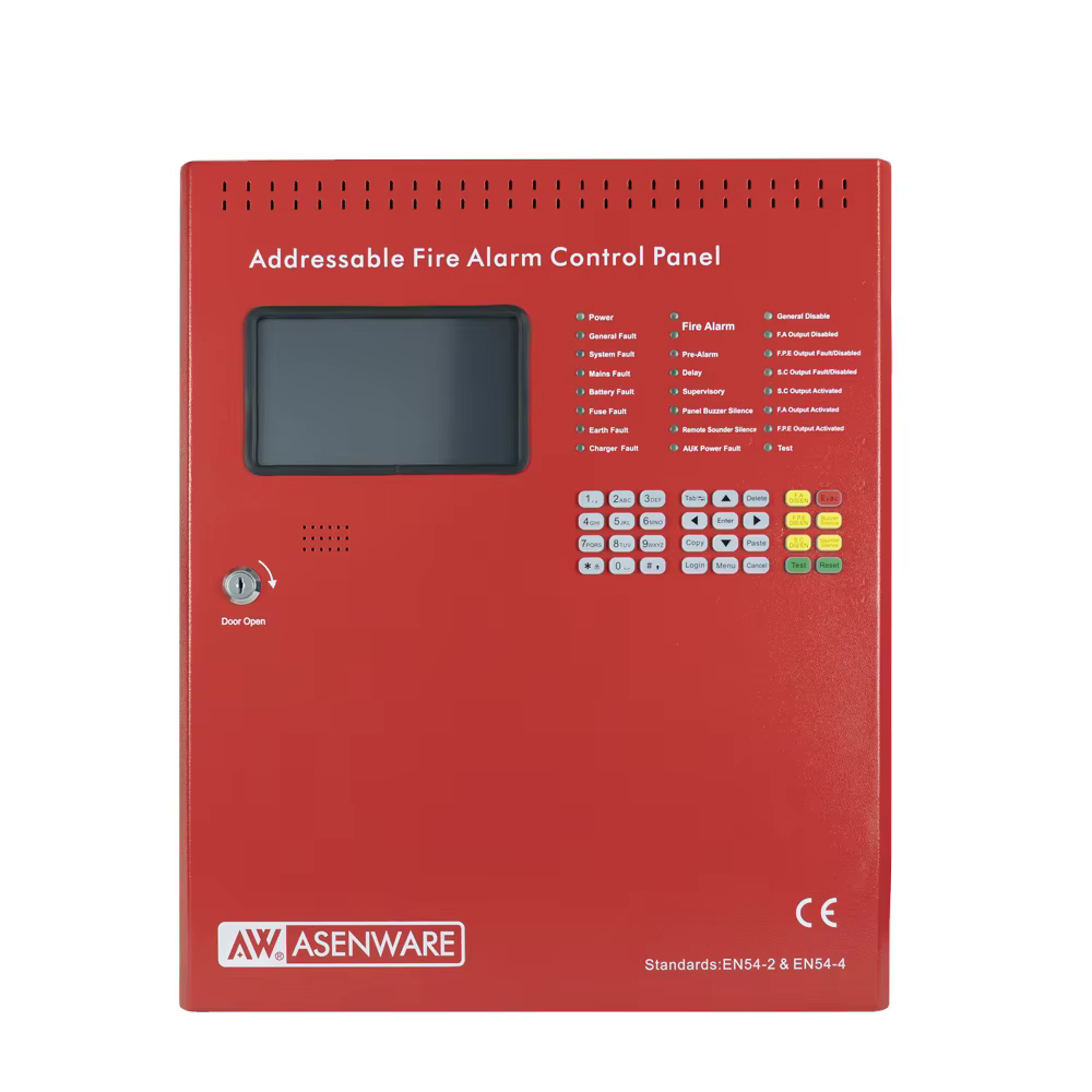 Aw-Fp201 Wireless Addressable Fire Alarm Control Panel - Back View