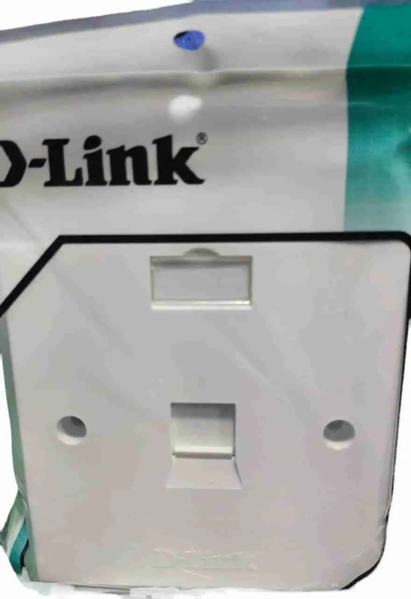 D-Link Single Face Plate - Back View