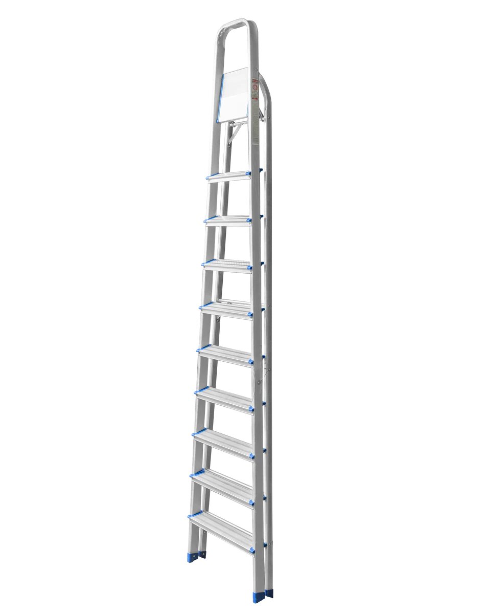 NSL10 (10 STEP) NYUMBA STEP LADDER - Front View