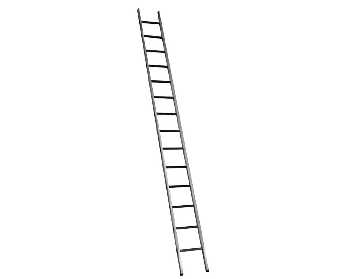 ISWL14 (14 STEP) IMAARA SINGLE WIDE LADDER - Front View