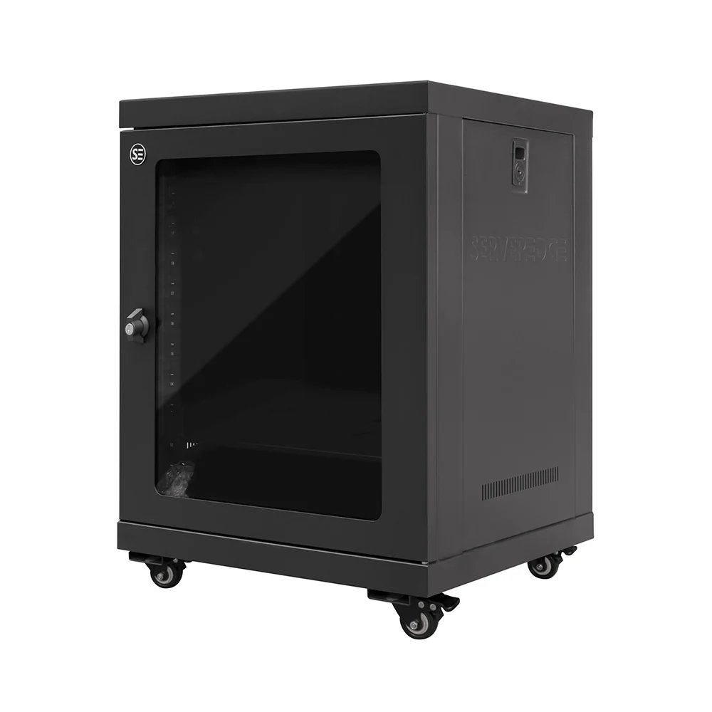 600*450 FREE STANDING 12U DATA CABINET - Front View