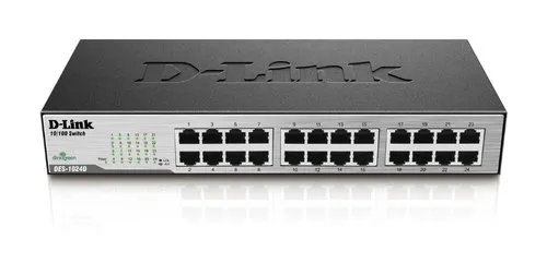 D LINK DGS-1024C 24-Port Gigabit Unmanaged Switch - Back View