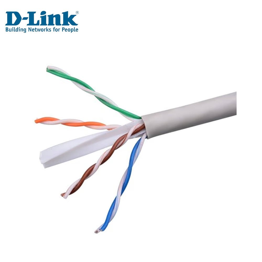 D-Link Cat 6 UTP Cable 305M Roll NCB-C6UGRYR-305 - Front View