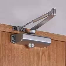 Automatic hydraulic door closer for 45-65 Kg - Back View