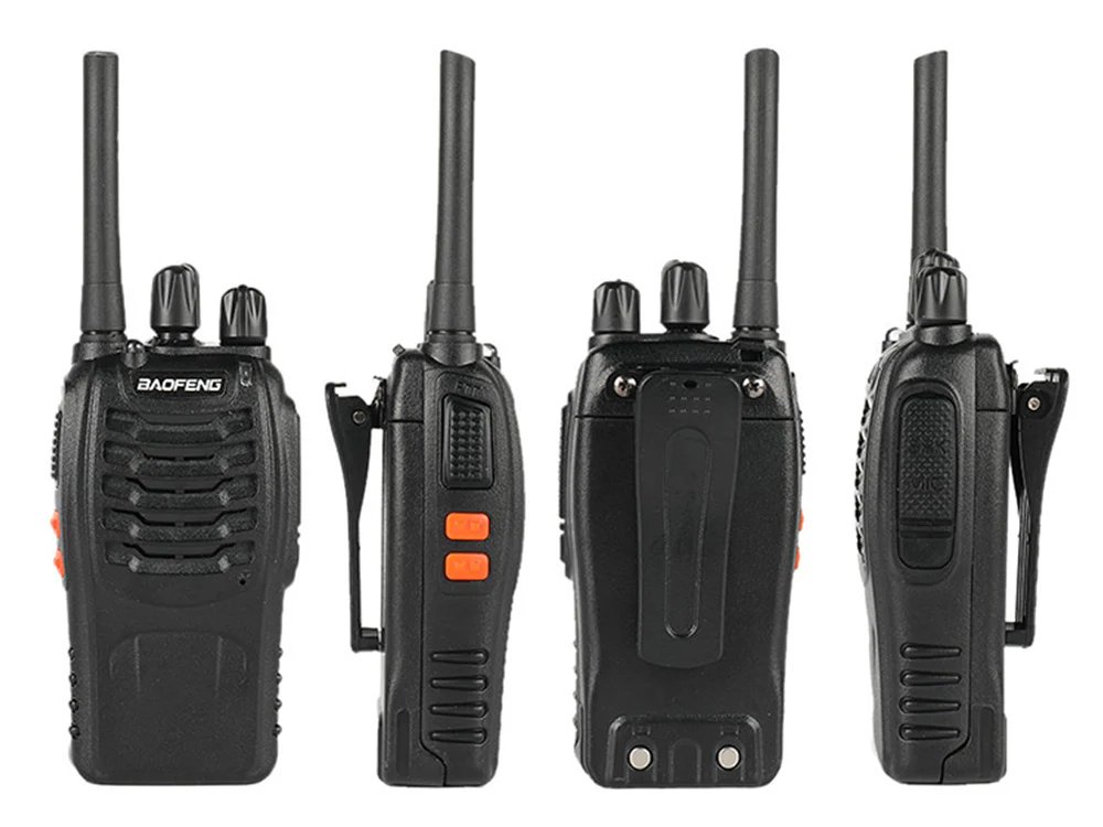 1 pair BF-888S Baofeng Smarthome Walkie Talkie 5KM range - Back View