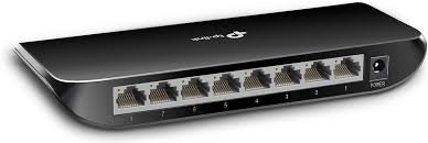 TP Link TL-SG1008D 8-Port Gigabit network Switch - Front View
