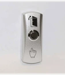 Metallic Exit Switch/Button - Front View