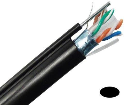 Dlink Cat 6 FTP 24 AWG UV Rated PVC Outdoor Cable-305M Roll – Black Colour - Back View
