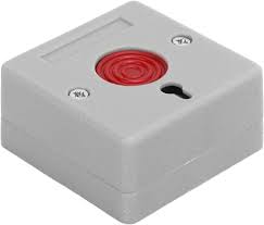 Center push panic button - Back View