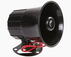 siren horn/sounder 15W 12V - Back View