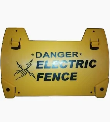 Electric Fence Danger/warning Signs - Back View